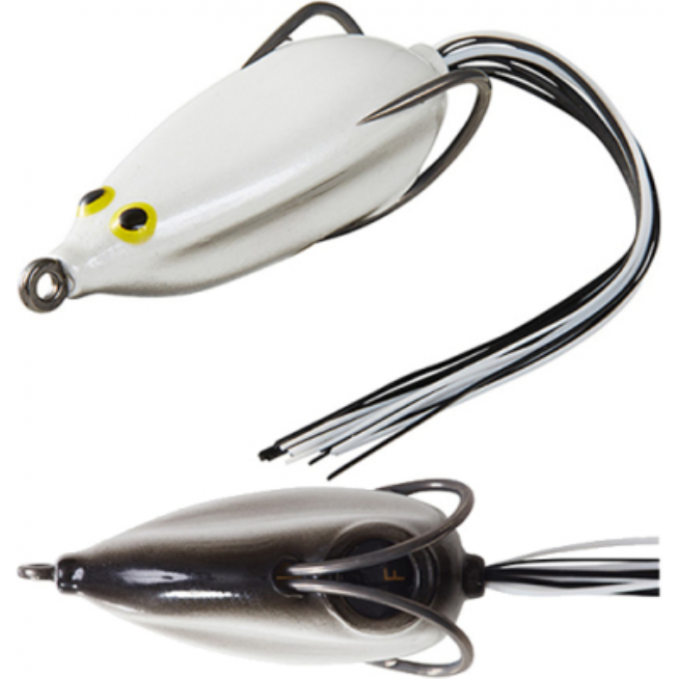 Приманка силиконовая лягушка DAIWA STEEZ SNAPPY FROG JR. WHITE BLACK 07433511 Приманка силиконовая лягушка DAIWA STEEZ SNAPPY FROG JR. WHITE BLACK 07433511
