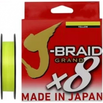 Леска DAIWA J-BRAID GRAND X8 0.10mm-135m YELLOW Леска DAIWA J-BRAID GRAND X8 0.10mm-135m YELLOW